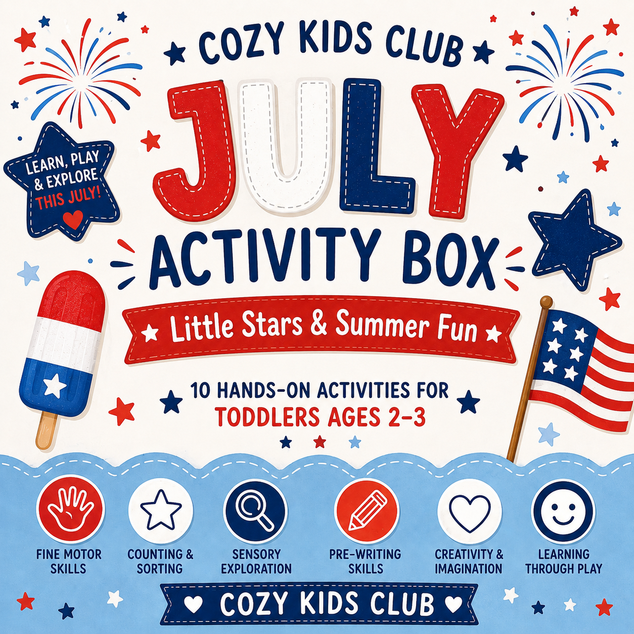 July Toddler Activity Box